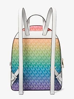 Jaycee Medium Rainbow Signature Logo Backpack