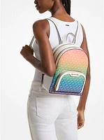 Jaycee Medium Rainbow Signature Logo Backpack