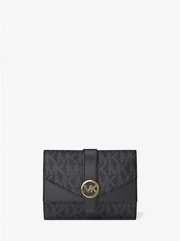 Greenwich Medium Signature Logo Trifold Wallet