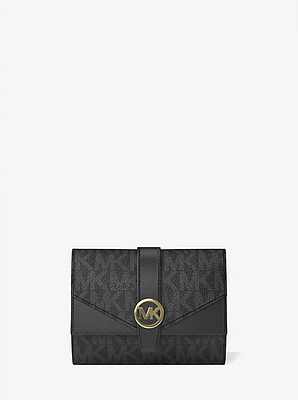 Greenwich Medium Signature Logo Trifold Wallet