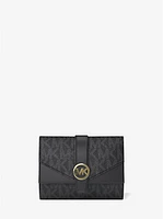 Greenwich Medium Signature Logo Trifold Wallet