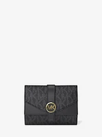 Greenwich Medium Signature Logo Trifold Wallet