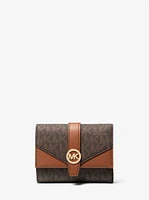 Greenwich Medium Signature Logo Trifold Wallet