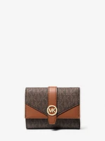 Greenwich Medium Signature Logo Trifold Wallet