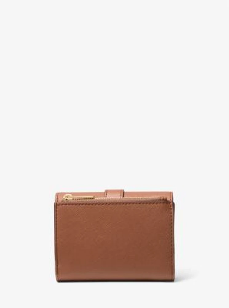 Greenwich Medium Saffiano Leather Trifold Wallet
