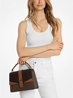Greenwich Medium Signature Logo Satchel