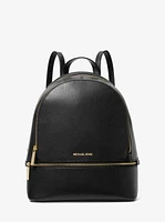 Rhea Medium Pebbled Leather Backpack