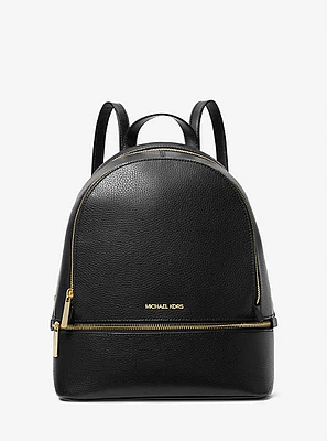 Rhea Medium Pebbled Leather Backpack