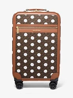 Small Polka Dot Signature Logo Suitcase