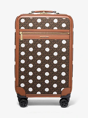 Small Polka Dot Signature Logo Suitcase