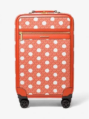 Small Polka Dot Signature Logo Suitcase