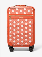 Small Polka Dot Signature Logo Suitcase