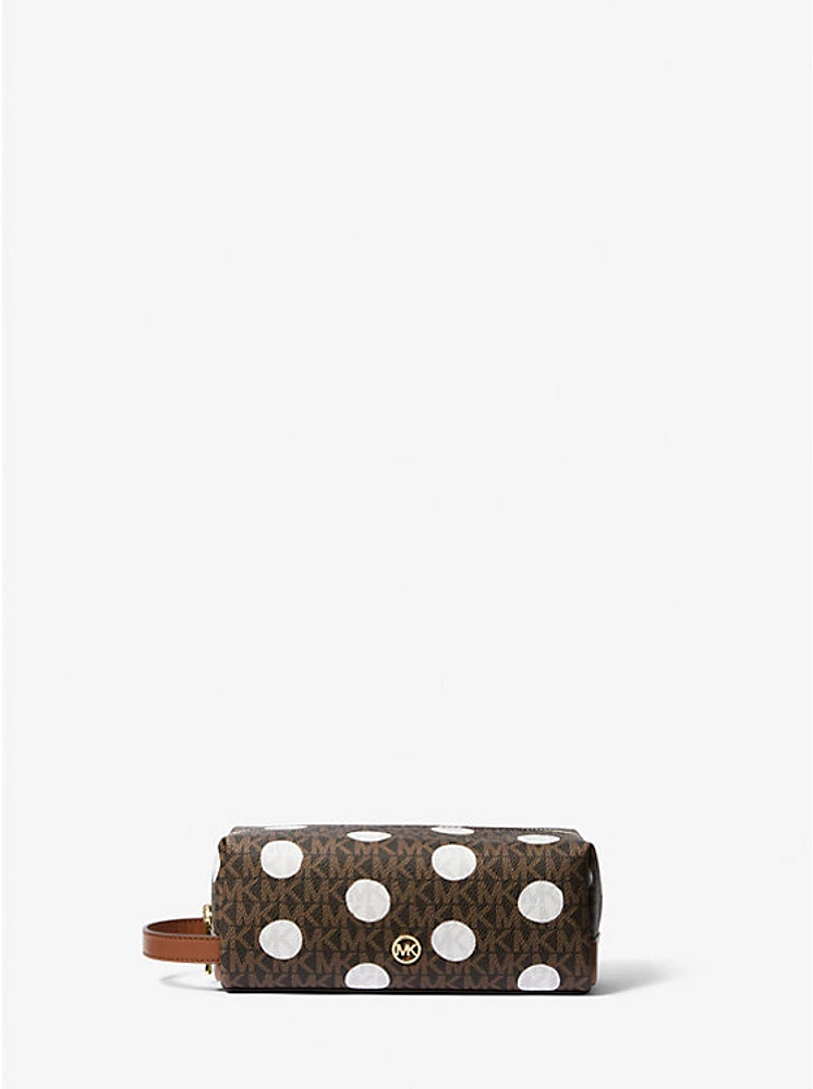 Jet Set Polka Dot Signature Logo Travel Kit