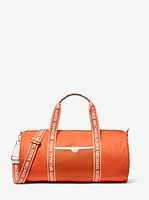 Jet Set Large Logo Tape Nylon Weekender Bag