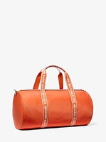 Jet Set Large Logo Tape Nylon Weekender Bag