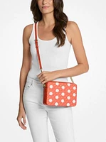 Jet Set Large Polka Dot Signature Logo Crossbody Bag
