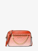 Jet Set Large Ombré Signature Logo Crossbody Bag