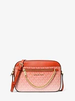 Jet Set Large Ombré Signature Logo Crossbody Bag