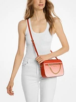 Jet Set Large Ombré Signature Logo Crossbody Bag