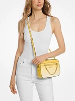 Jet Set Large Ombré Signature Logo Crossbody Bag