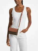 Jet Set 2-in-1 Pebbled Leather and Logo Tote Bag