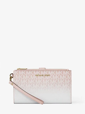 Bolso de pulsera Jet Set grande ombré con logotipo la marca