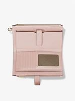 Jet Set Large Ombré Signature Logo Wristlet
