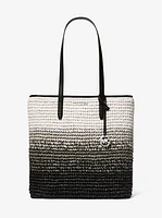 The Michael Large Ombré Straw Tote Bag