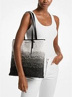 The Michael Large Ombré Straw Tote Bag