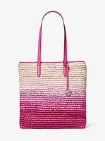 Bolso Michael grande de paja ombré