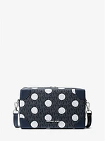 Jeanie Small Polka Dot Signature Logo Trunk Crossbody Bag