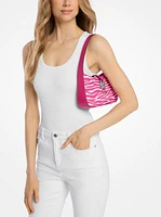 Lyra Small Zebra Print Calf Hair Pochette