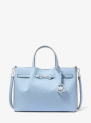 Carson Medium Signature Logo Satchel