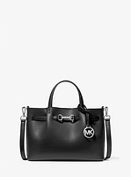 Carson Small Pebbled Leather Satchel