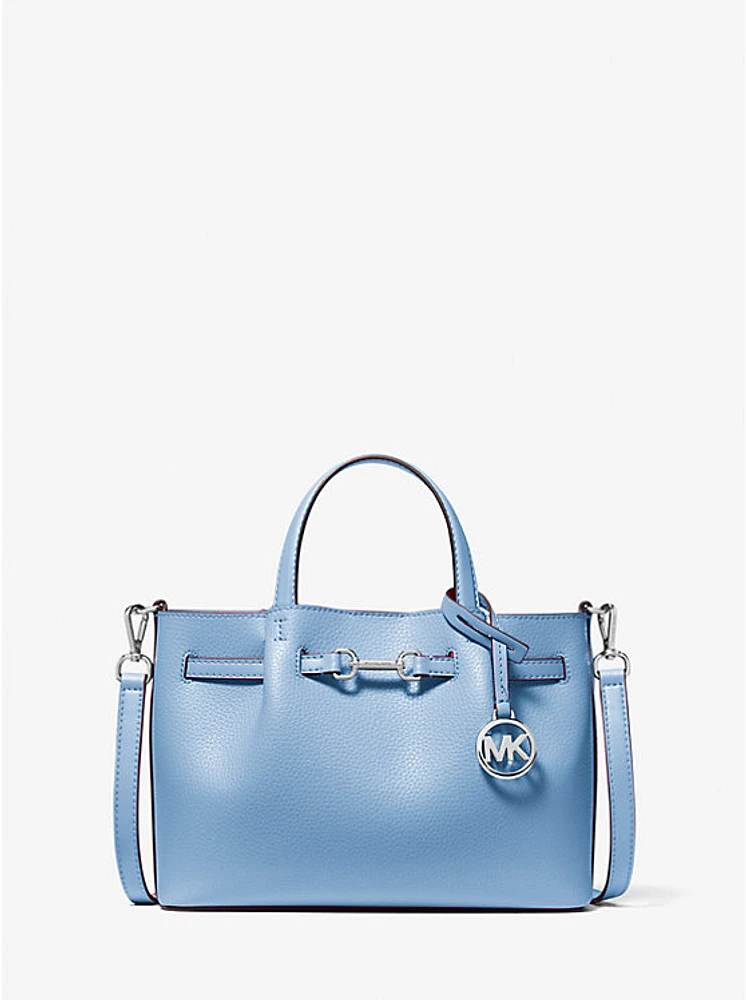 Carson Small Pebbled Leather Satchel
