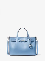 Carson Small Pebbled Leather Satchel