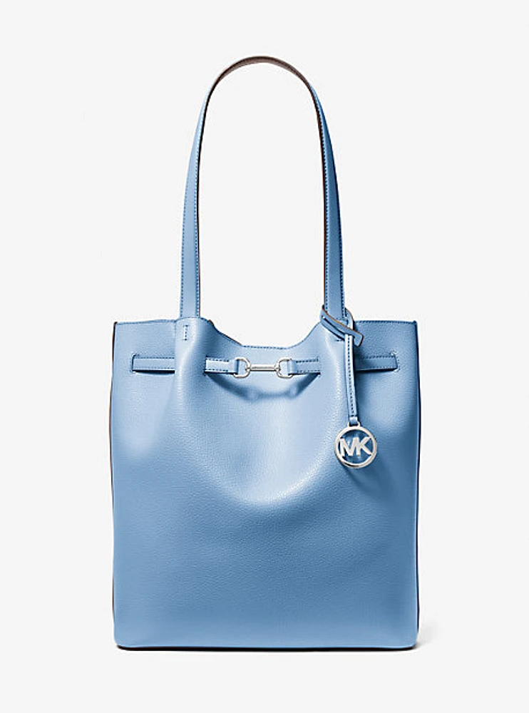 Carson Large Pebbled Leather Tote Bag