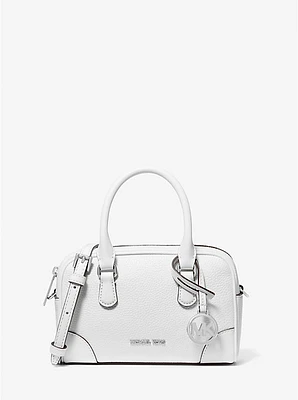 Bolso satchel Thompson extrapequeño de piel granulada