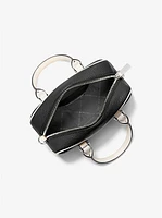 Thompson Extra-Small Two-Tone Pebbled Leather Convertible Crossbody Bag