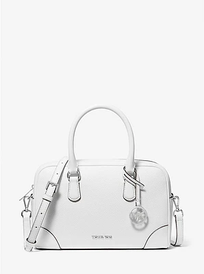 Bolso satchel Thompson mediano de piel granulada