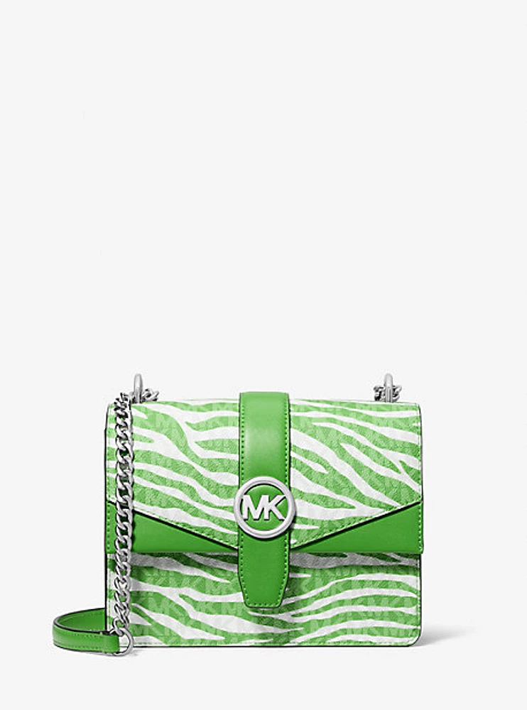 Greenwich Small Animal Print Logo Crossbody Bag