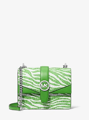 Greenwich Small Animal Print Logo Crossbody Bag