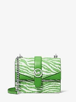 Greenwich Small Animal Print Logo Crossbody Bag