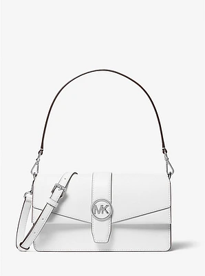 Greenwich Medium Saffiano Leather Convertible Shoulder Bag