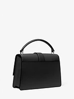 Greenwich Medium Saffiano Leather Satchel