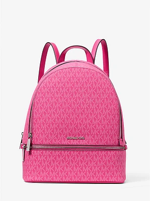 Mochila Rhea mediana con logotipo de la marca