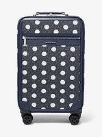 Small Polka Dot Signature Logo Suitcase