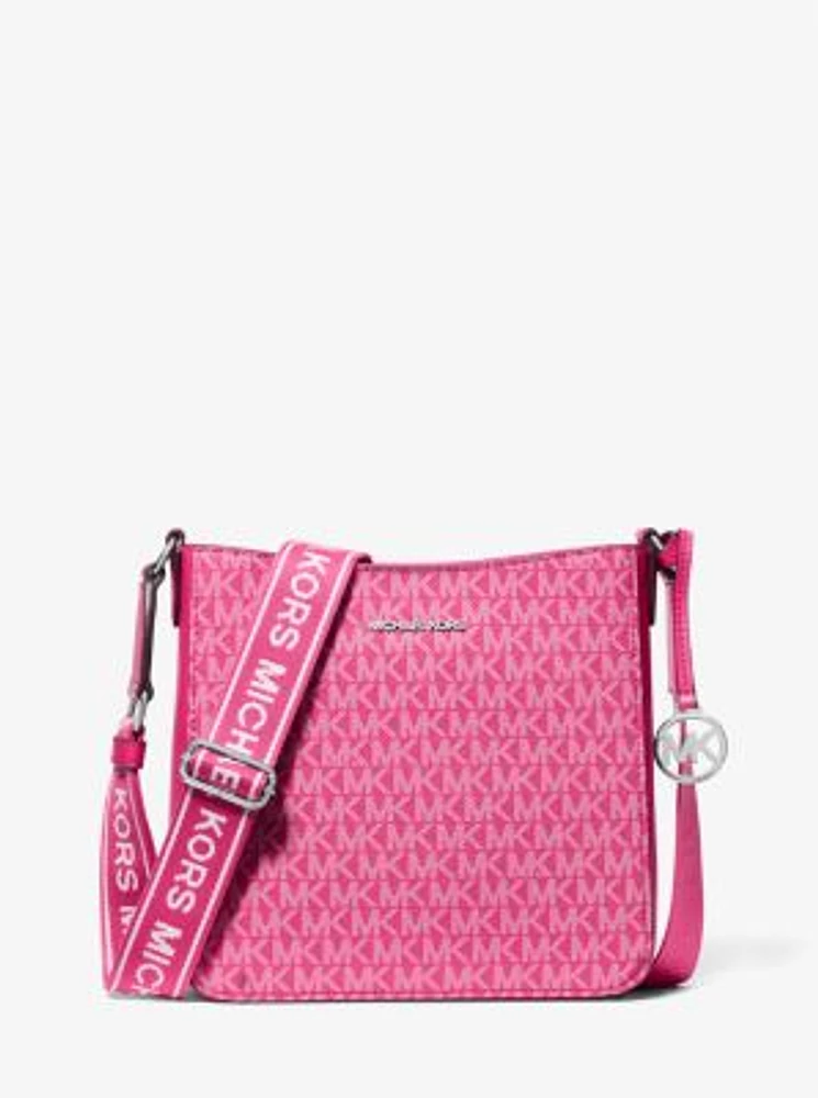 Jet Set Signature Logo Messenger Bag