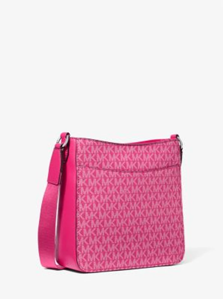 Jet Set Signature Logo Messenger Bag