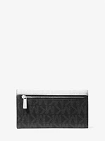 Jet Set Travel Signature Logo Tri-Fold Wallet